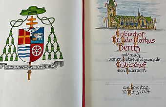 Amtseinführung von Erzbischof Dr. Udo Bentz als Erzbischof von Paderborn am 10. März 2024