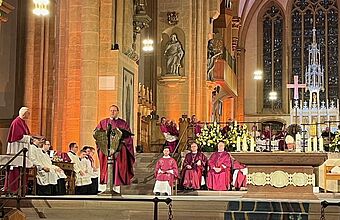 Amtseinführung von Erzbischof Dr. Udo Bentz als Erzbischof von Paderborn am 10. März 2024