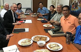 Gespräch mit Vertretern der Caritas Philippinen und der katholischen Bischofskonferenz der Philippinen